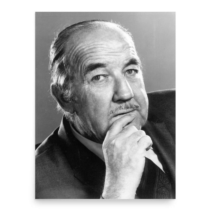 Broderick Crawford poster print, in size 18x24 inches.