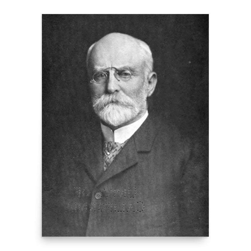 Bronson Howard poster print, in size 18x24 inches.