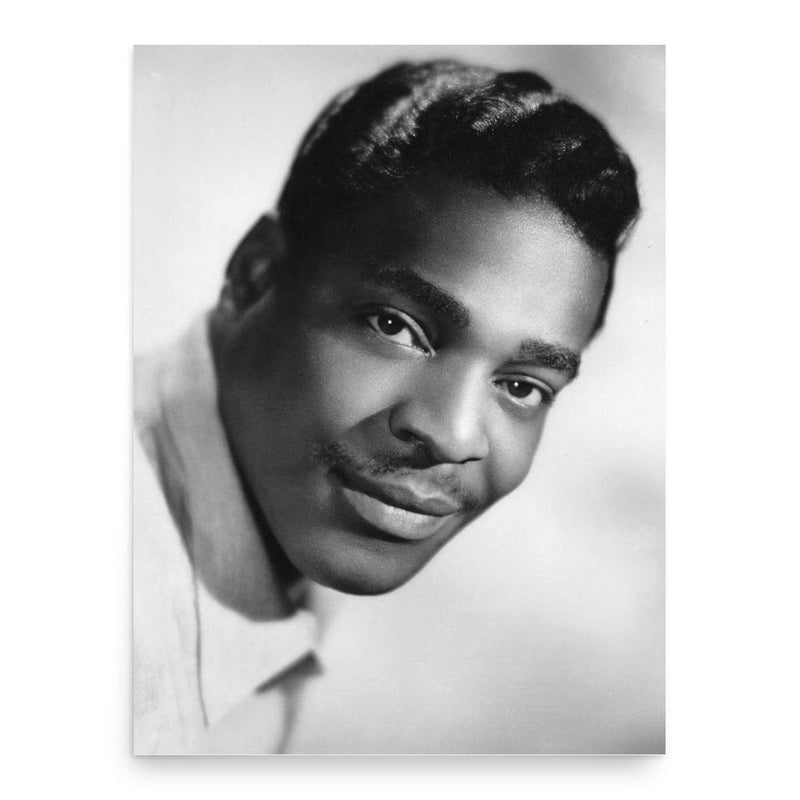 Brook Benton poster print, in size 18x24 inches.