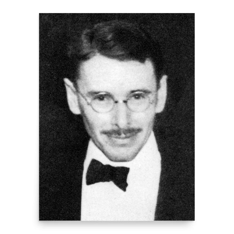 Brooks Atkinson poster print, in size 18x24 inches.