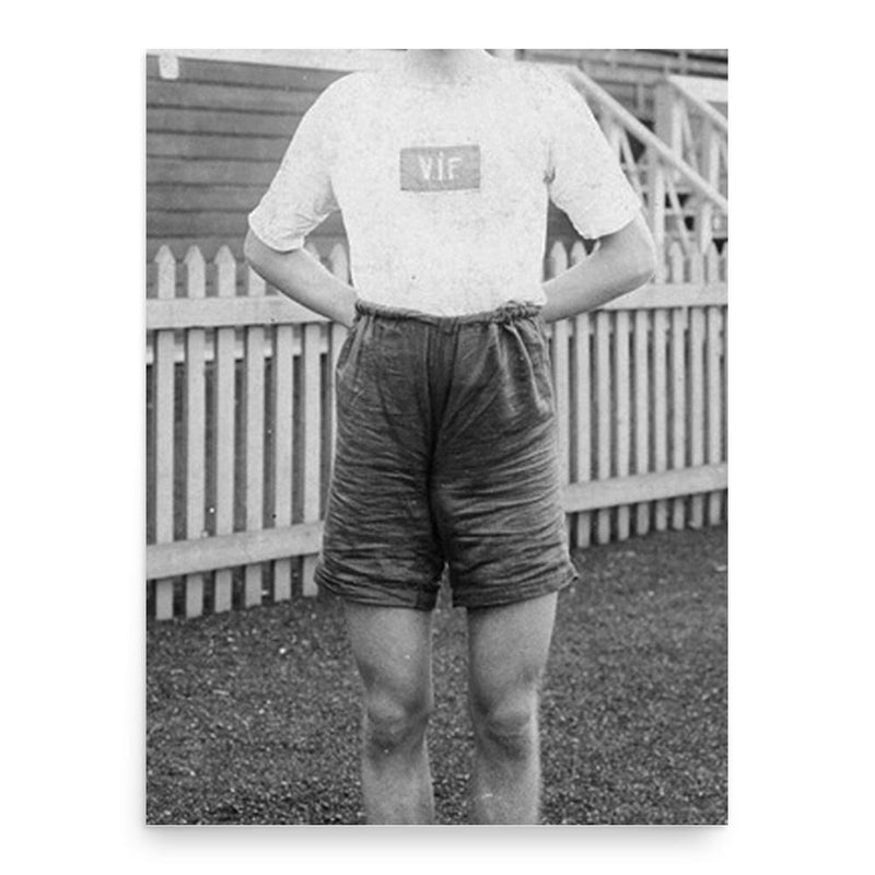 Bror Fock poster print, in size 18x24 inches.