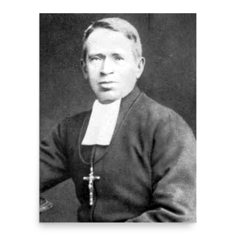 Brother Walfrid poster print, in size 18x24 inches.