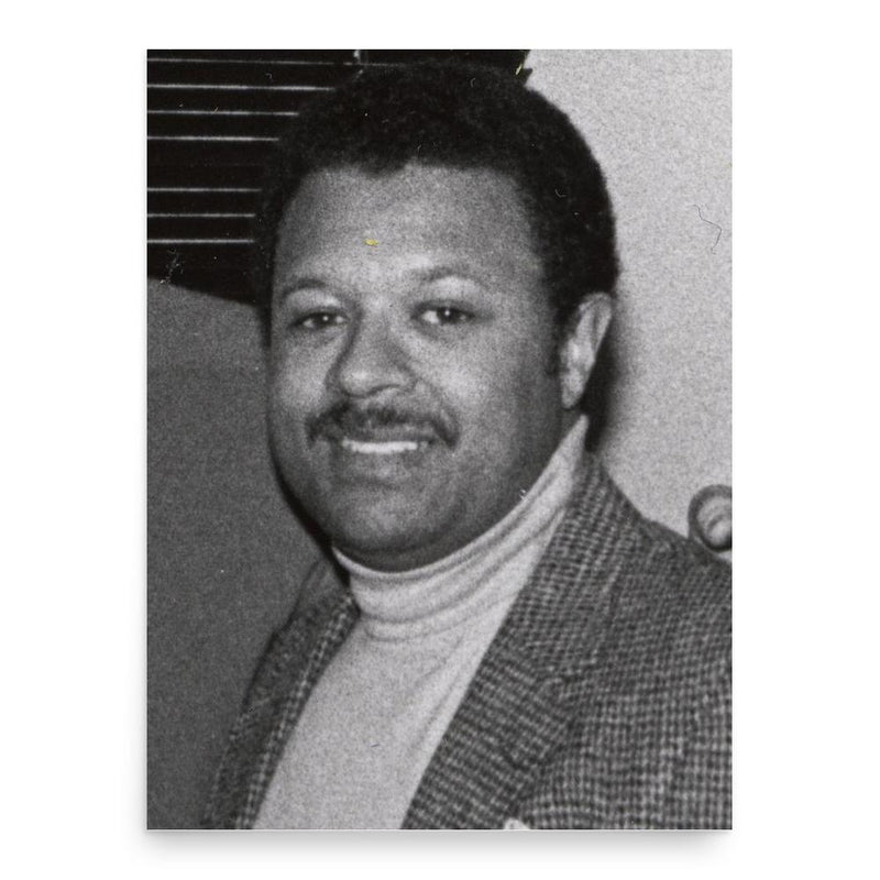 Bruce Bolling poster print, in size 18x24 inches.