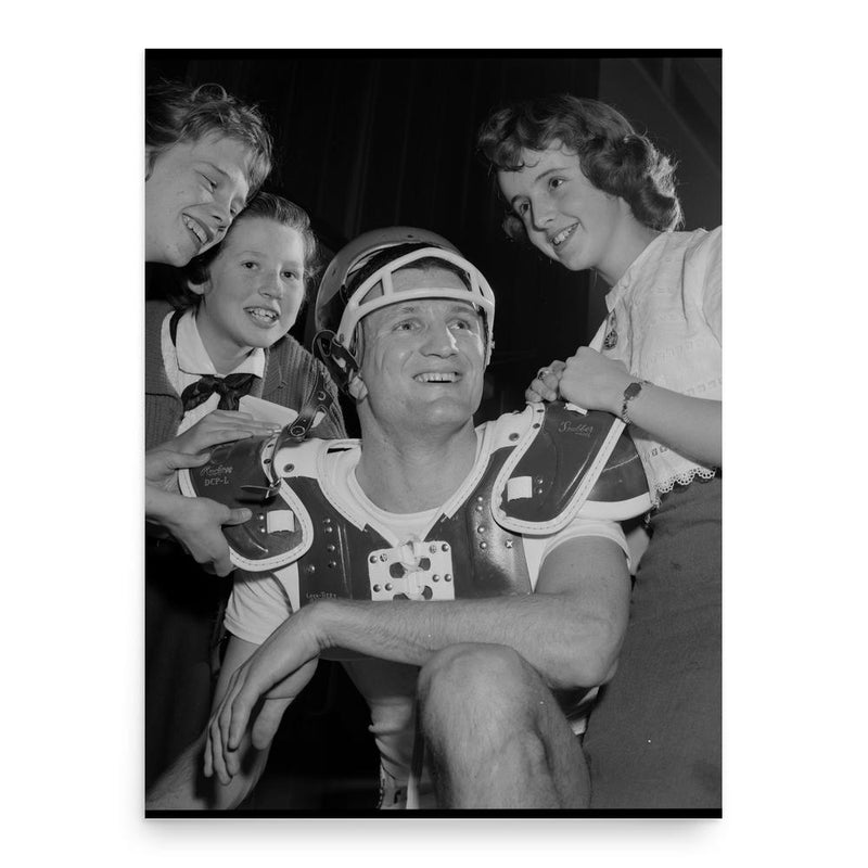 Bruce Claridge poster print, in size 18x24 inches.