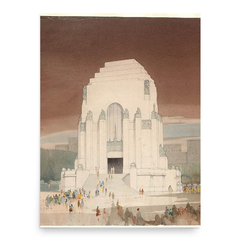 Bruce Dellit poster print, in size 18x24 inches.