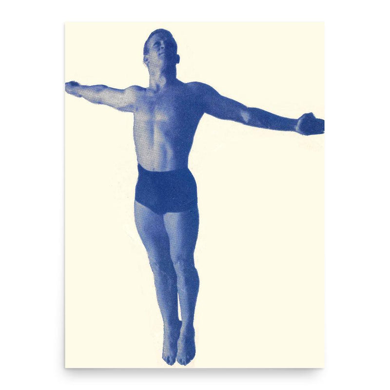 Bruce Harlan poster print, in size 18x24 inches.