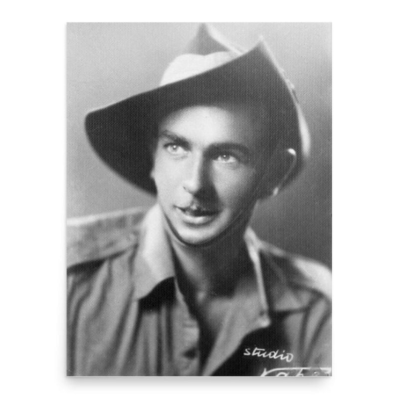 Bruce Kingsbury poster print, in size 18x24 inches.