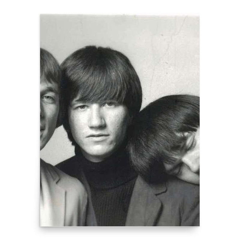 Bruce Palmer poster print, in size 18x24 inches.