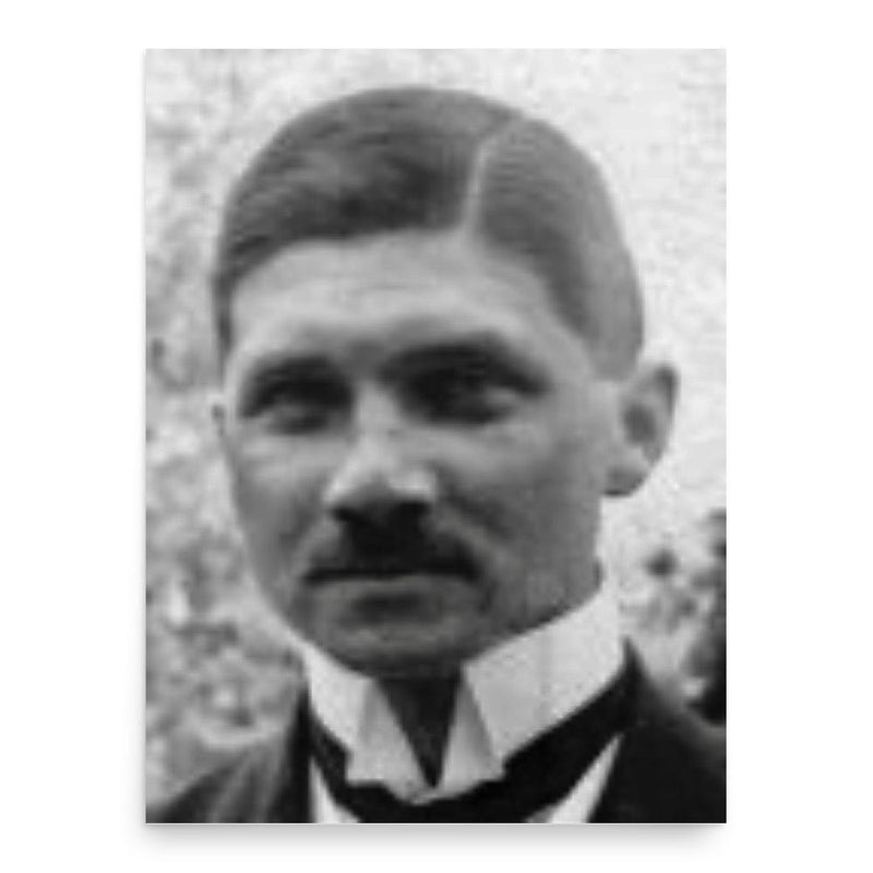 Bruno Ahrends poster print, in size 18x24 inches.