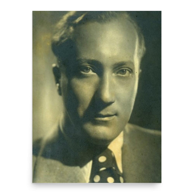 Bruno Balz poster print, in size 18x24 inches.