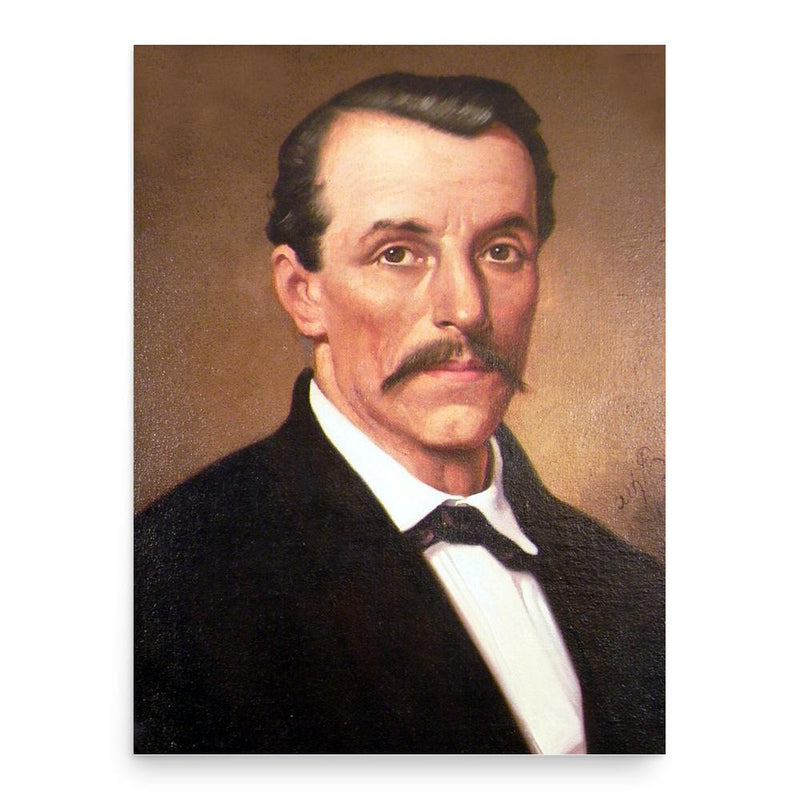 Bruno Carranza poster print, in size 18x24 inches.