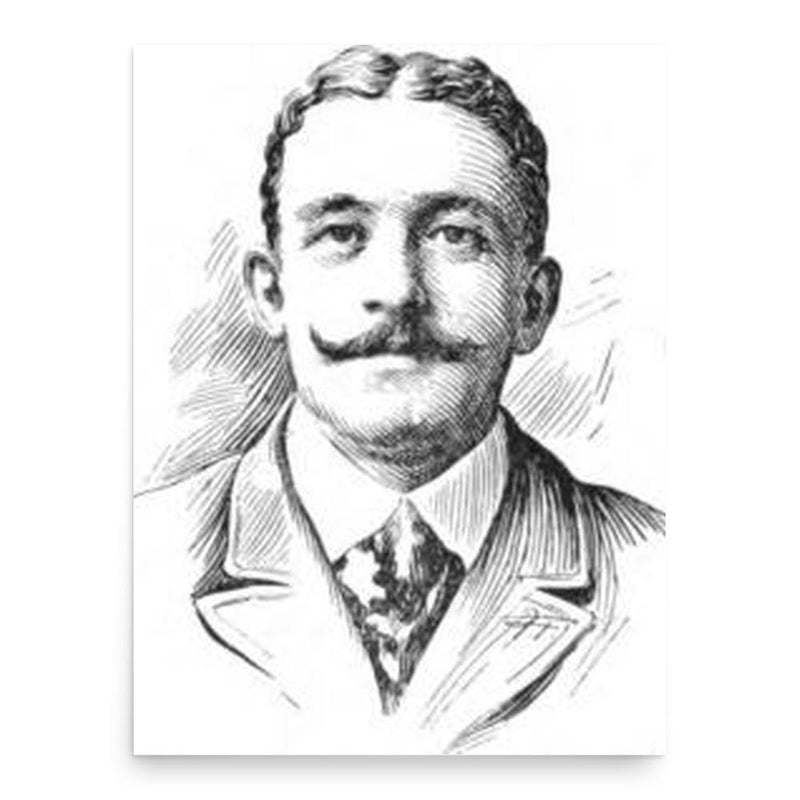 Bruno Edgar Siegheim poster print, in size 18x24 inches.