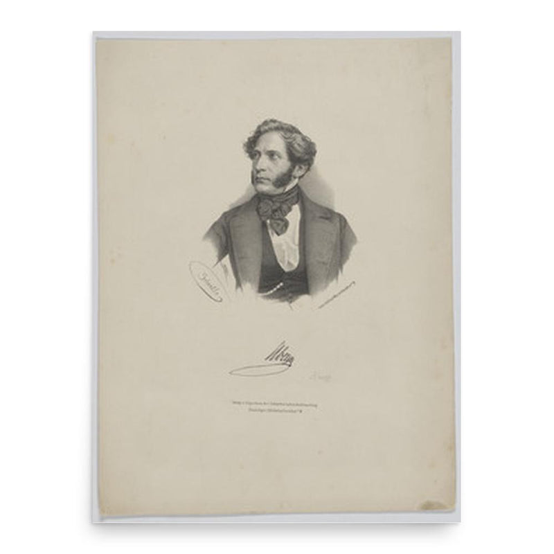 Bruno Erhard Abegg poster print, in size 18x24 inches.