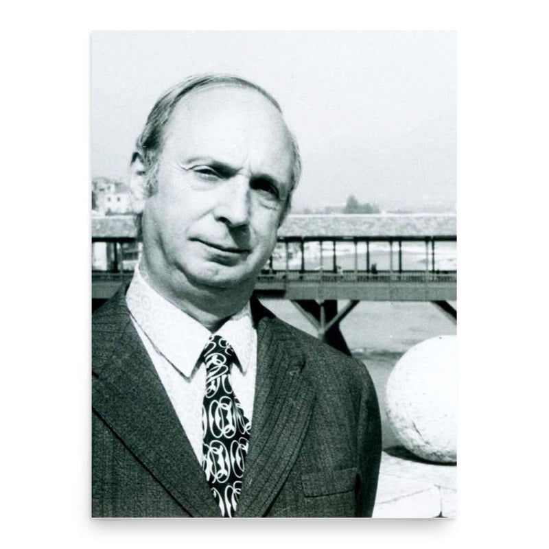 Bruno Giordano Sanzin poster print, in size 18x24 inches.