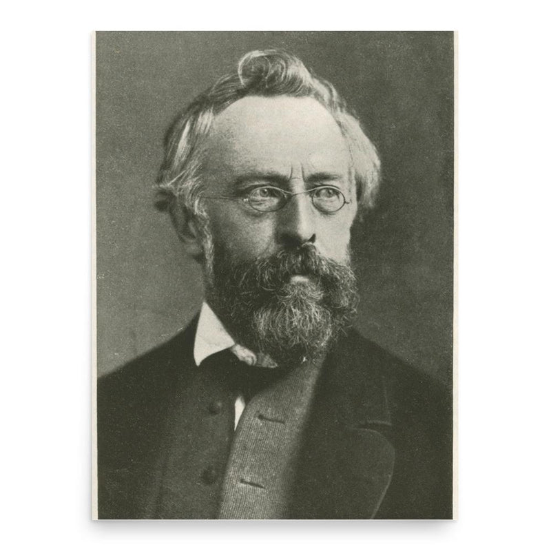 Bruno Hildebrand poster print, in size 18x24 inches.