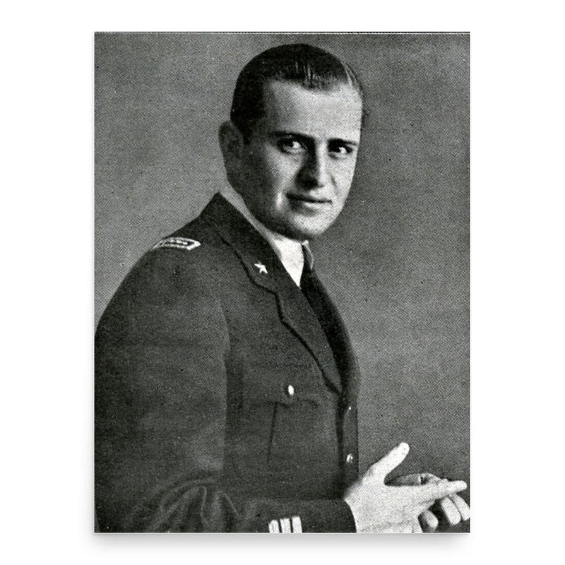 Bruno Mussolini poster print, in size 18x24 inches.