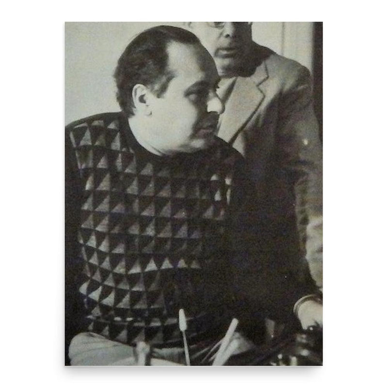 Bruno Nicolai poster print, in size 18x24 inches.