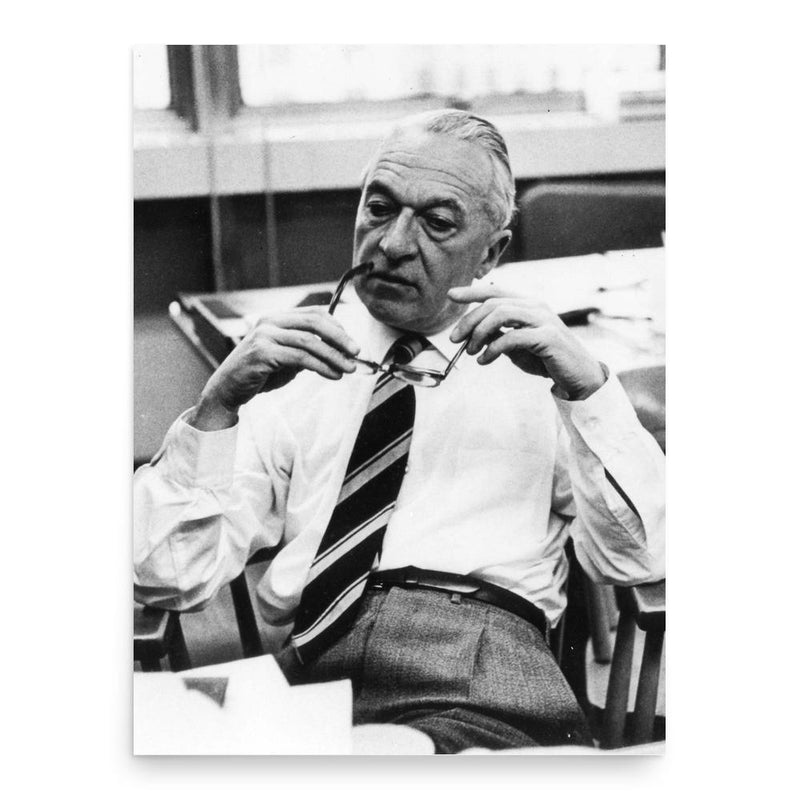 Bruno Rossi poster print, in size 18x24 inches.