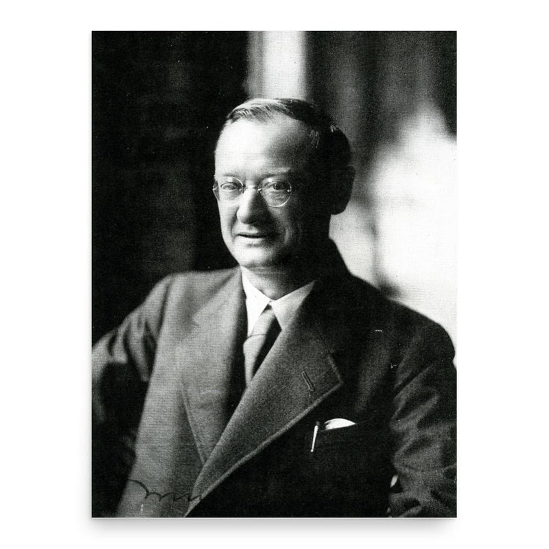 Bruno Taut poster print, in size 18x24 inches.