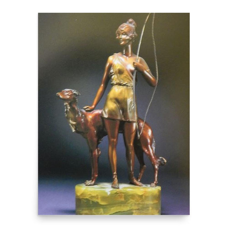 Bruno Zach poster print, in size 18x24 inches.