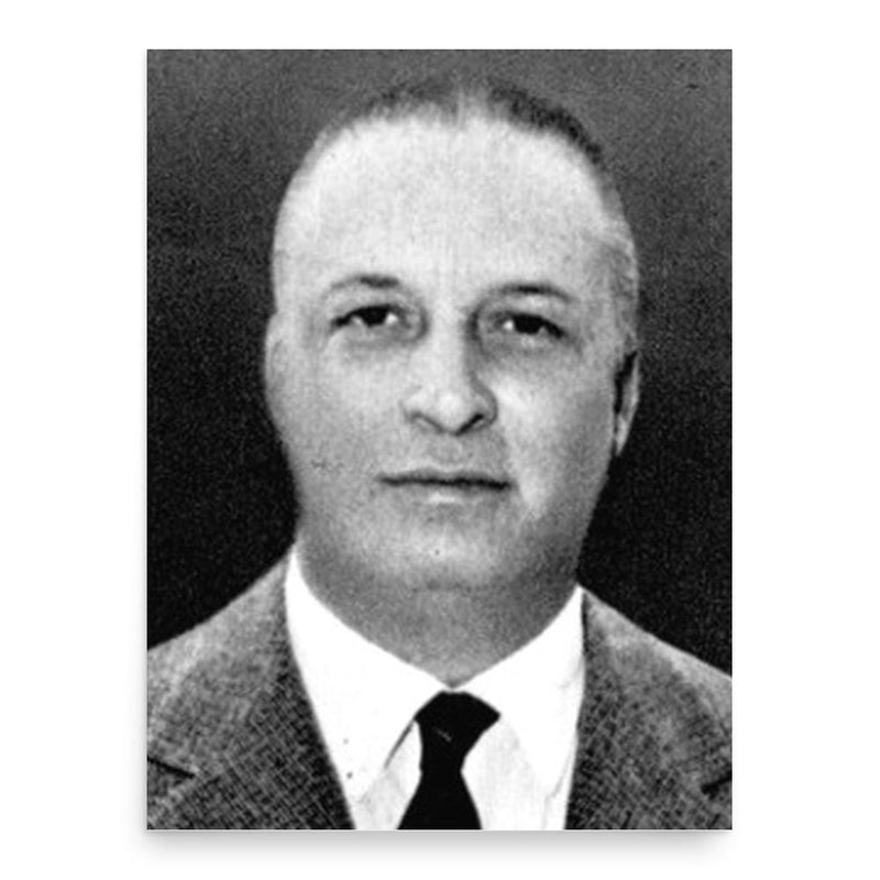 Bruno Zauli poster print, in size 18x24 inches.