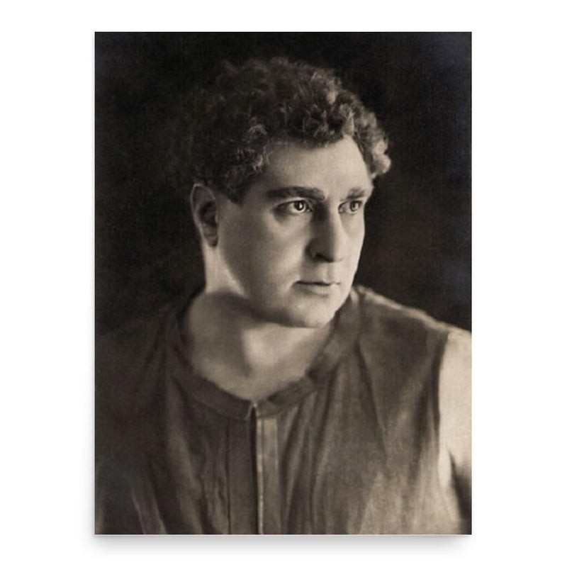 Bruto Castellani poster print, in size 18x24 inches.