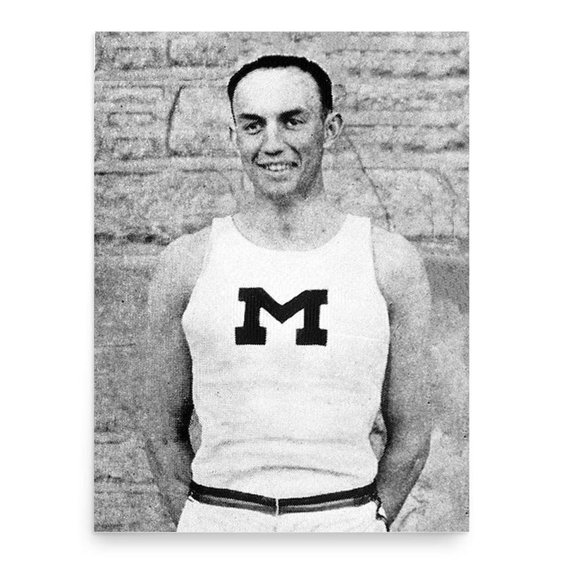 Brutus Hamilton poster print, in size 18x24 inches.