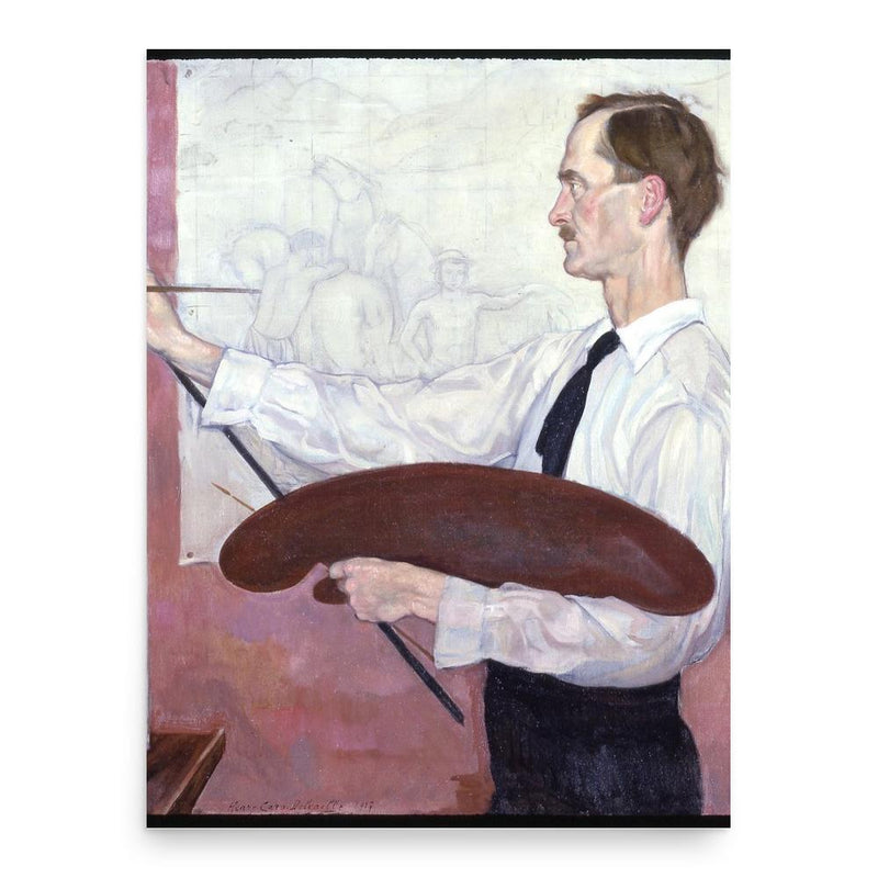 Bryson Burroughs poster print, in size 18x24 inches.