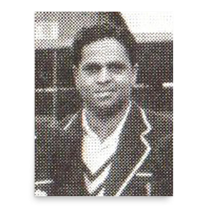 Buck Divecha poster print, in size 18x24 inches.