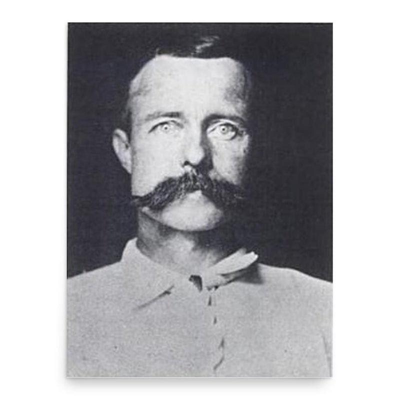 Buckskin Frank Leslie poster print, in size 18x24 inches.