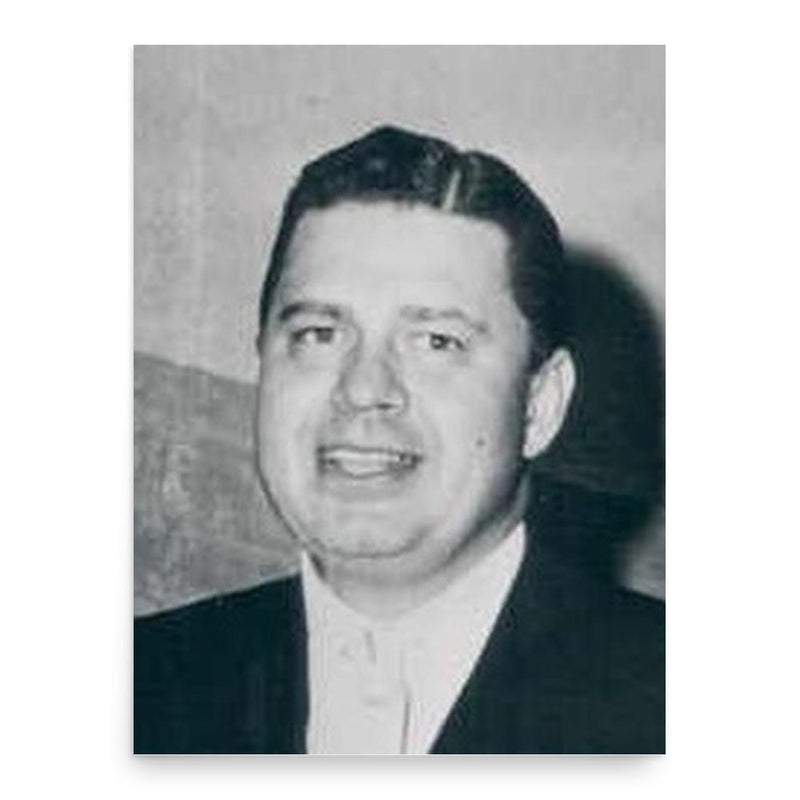 Bud Adams poster print, in size 18x24 inches.