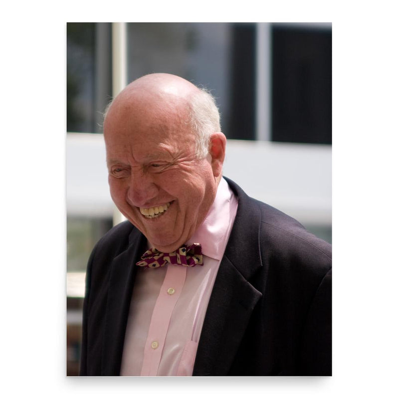 Bud Collins poster print, in size 18x24 inches.