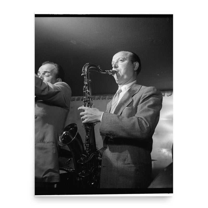 Bud Freeman poster print, in size 18x24 inches.