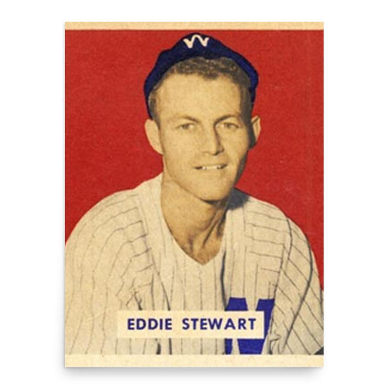 Bud Stewart poster print, in size 18x24 inches.