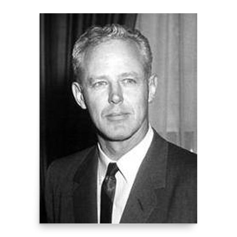 Bud Wilkinson poster print, in size 18x24 inches.