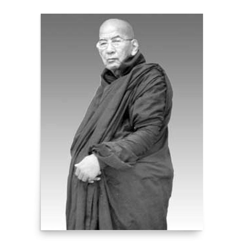 Buddhaghosa Mahasthavir poster print, in size 18x24 inches.