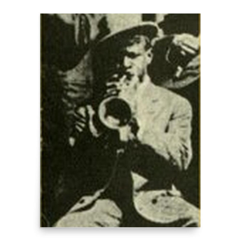 Buddie Petit poster print, in size 18x24 inches.