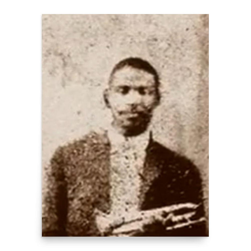 Buddy Bolden poster print, in size 18x24 inches.