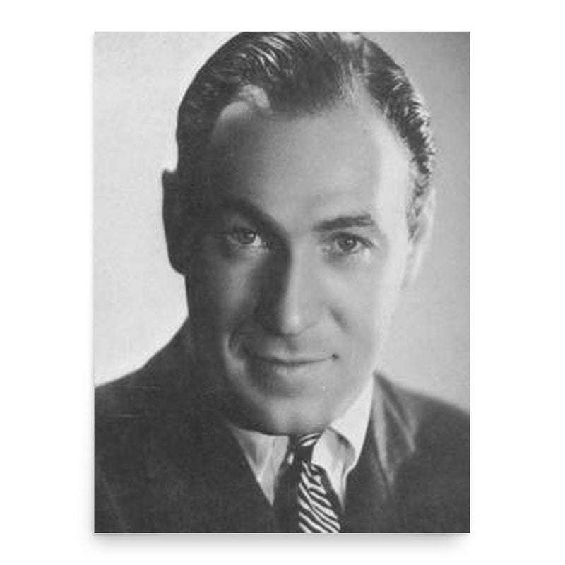 Buddy Clark poster print, in size 18x24 inches.