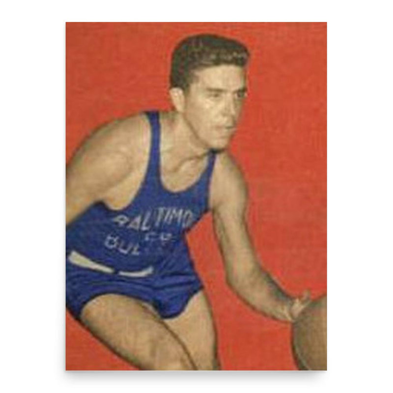 Buddy Jeannette poster print, in size 18x24 inches.