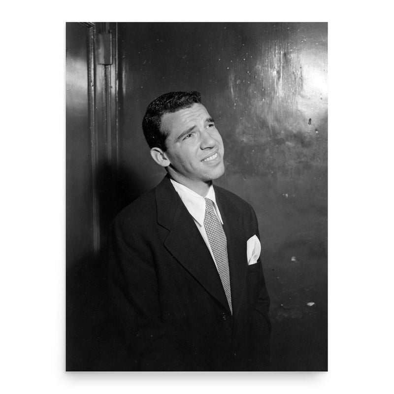 Buddy Rich poster print, in size 18x24 inches.