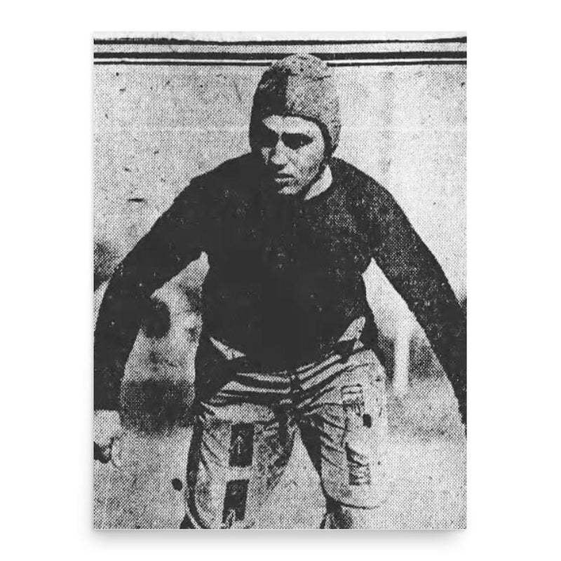 Budge Garrett poster print, in size 18x24 inches.