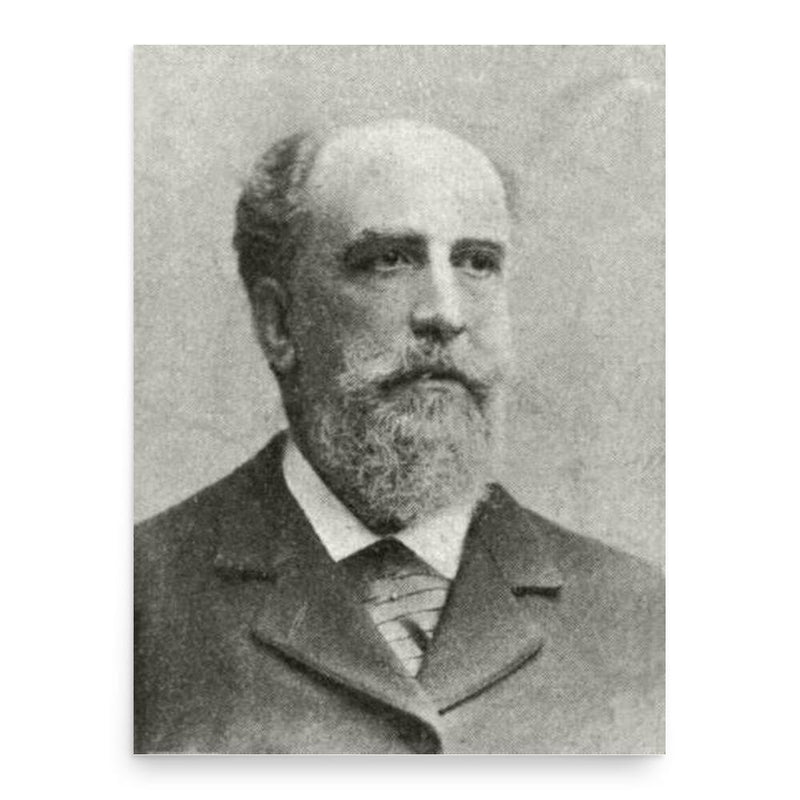 Buenaventura de Abarzuza y Ferrer poster print, in size 18x24 inches.