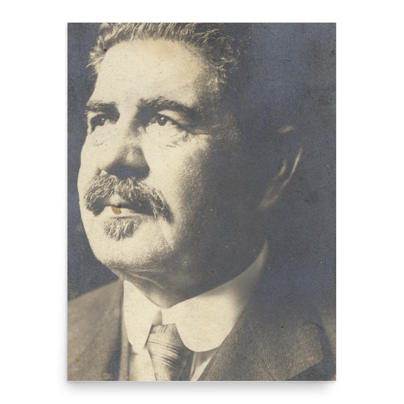 Bueno de Paiva poster print, in size 18x24 inches.