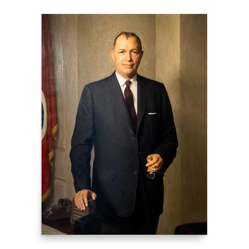 Buford Ellington poster print, in size 18x24 inches.