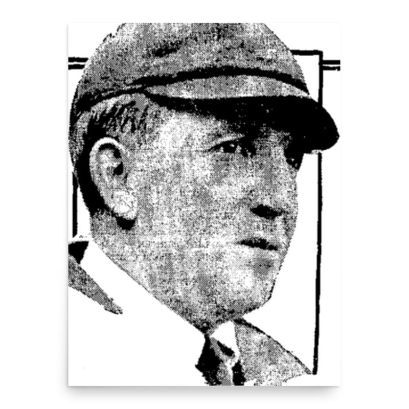 Bull Perrine poster print, in size 18x24 inches.