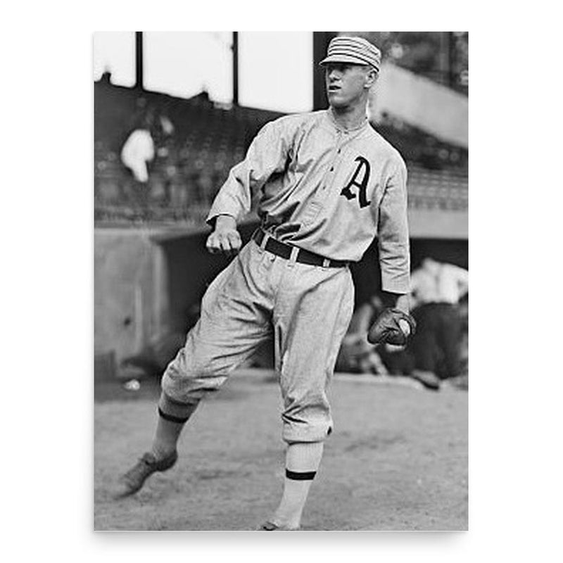 Bullet Joe Bush poster print, in size 18x24 inches.