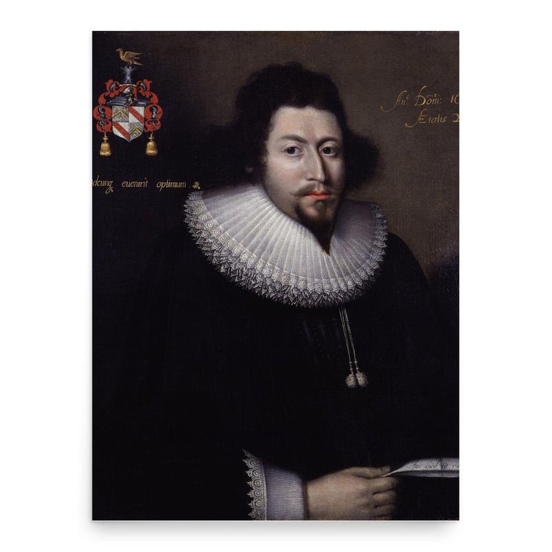 Bulstrode Whitelocke poster print, in size 18x24 inches.