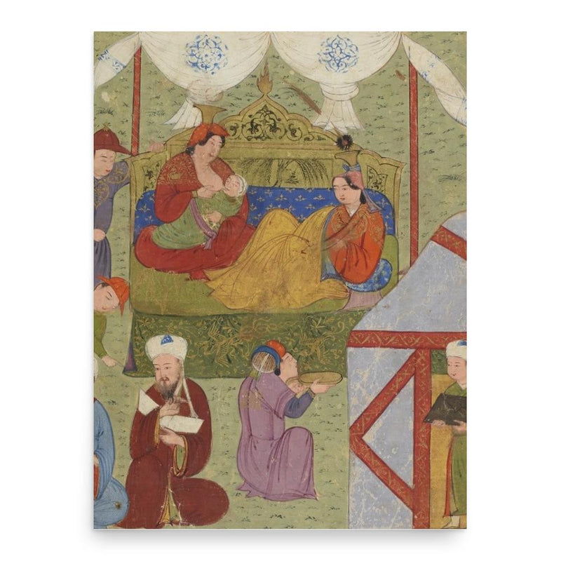 Buluqhan Khatun poster print, in size 18x24 inches.