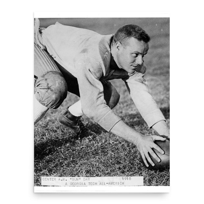 Bum Day poster print, in size 18x24 inches.